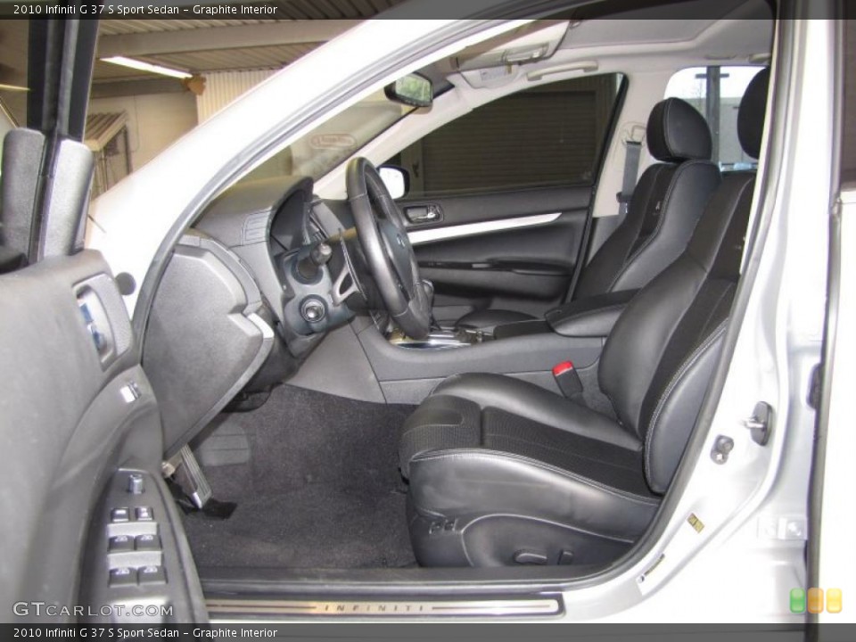 Graphite Interior Photo for the 2010 Infiniti G 37 S Sport Sedan #46802931