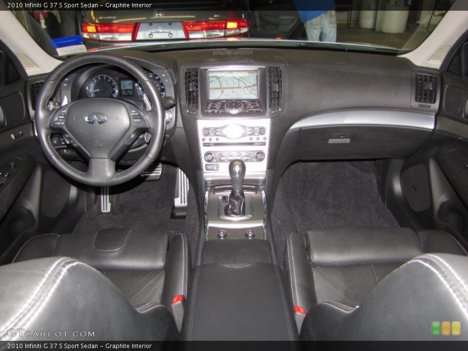 Graphite Interior Dashboard for the 2010 Infiniti G 37 S Sport Sedan #46802991