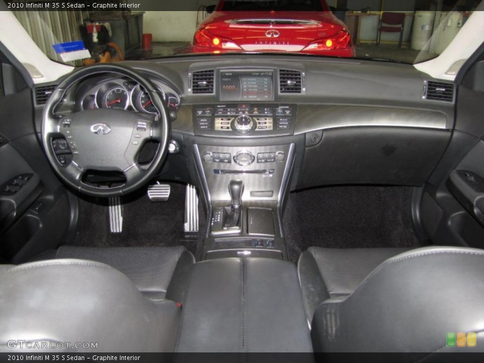 Graphite Interior Dashboard for the 2010 Infiniti M 35 S Sedan #46803345