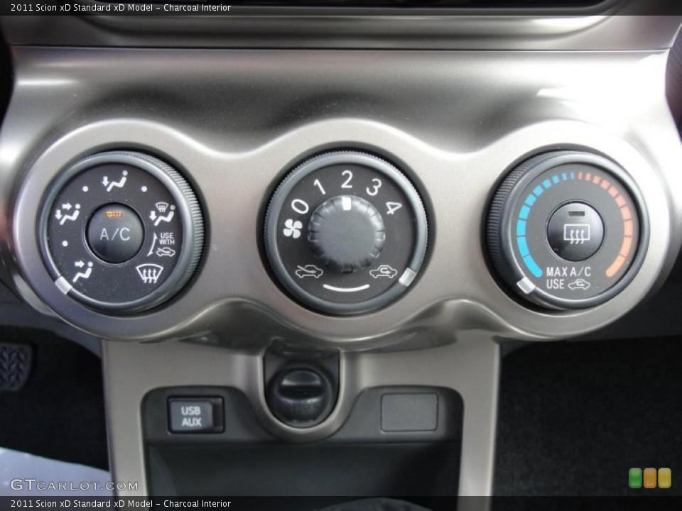 Charcoal Interior Controls for the 2011 Scion xD  #46804077