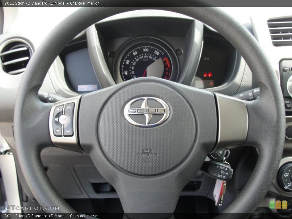 Charcoal Interior Steering Wheel for the 2011 Scion xD  #46804125