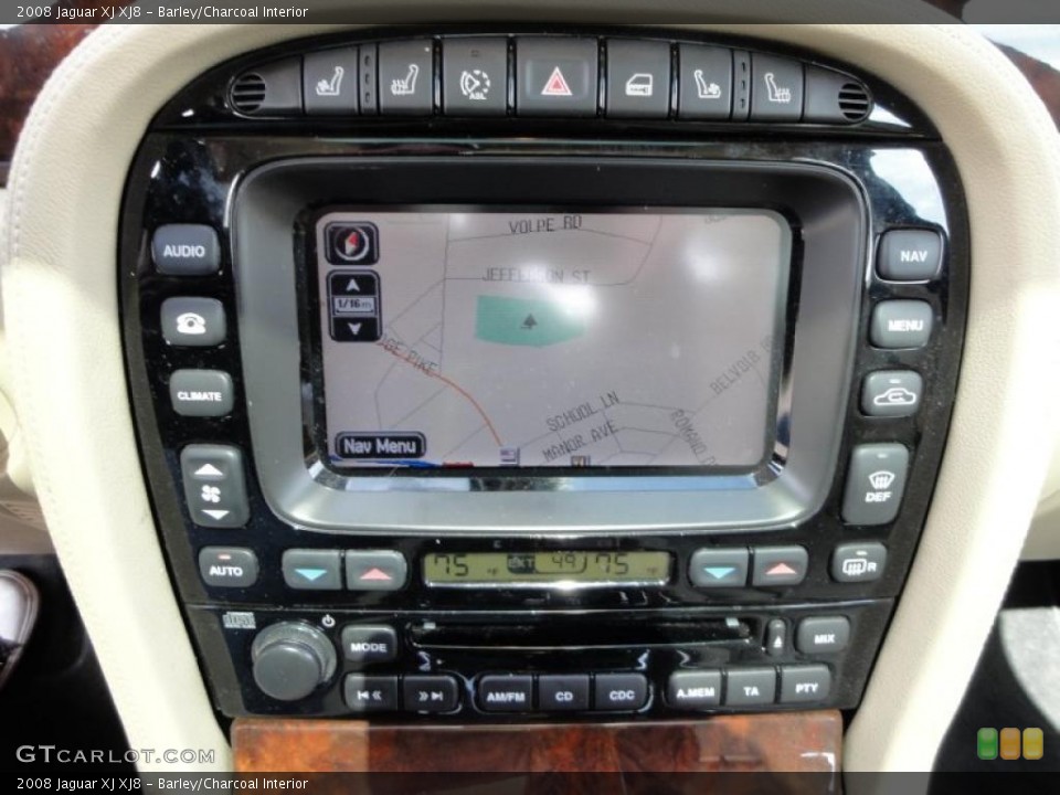 Barley/Charcoal Interior Navigation for the 2008 Jaguar XJ XJ8 #46804641