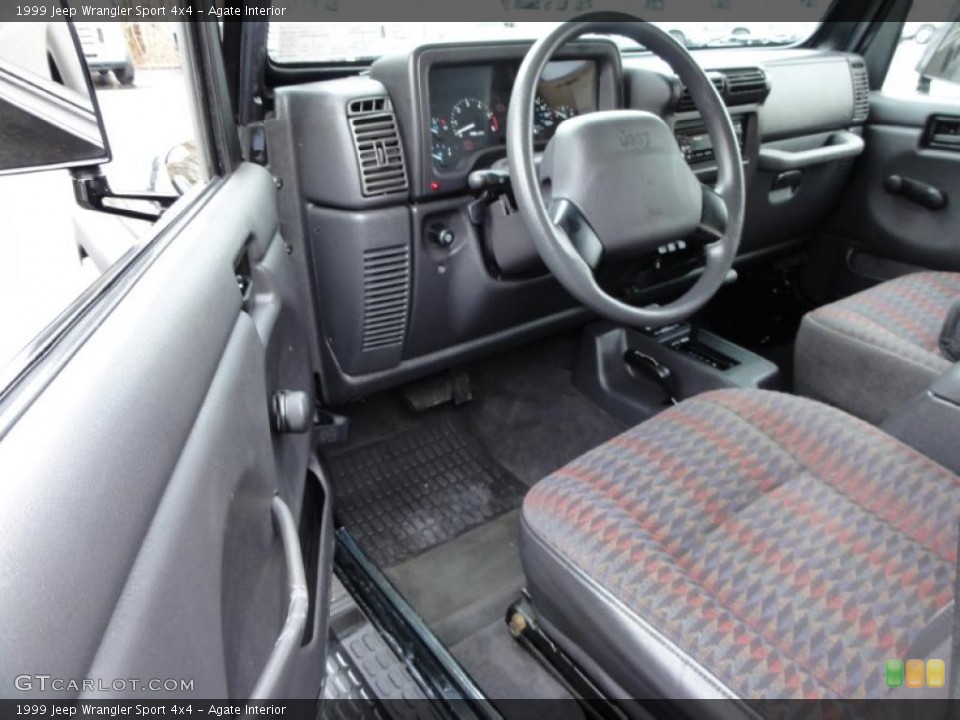 Agate Interior Prime Interior for the 1999 Jeep Wrangler Sport 4x4 #46804995