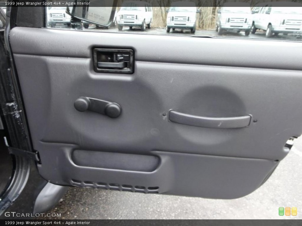Agate Interior Door Panel for the 1999 Jeep Wrangler Sport 4x4 #46805103