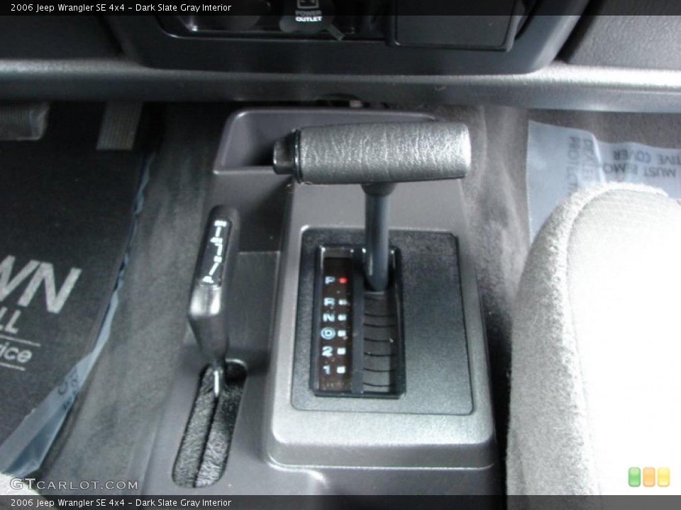 Dark Slate Gray Interior Transmission for the 2006 Jeep Wrangler SE 4x4 #46805355