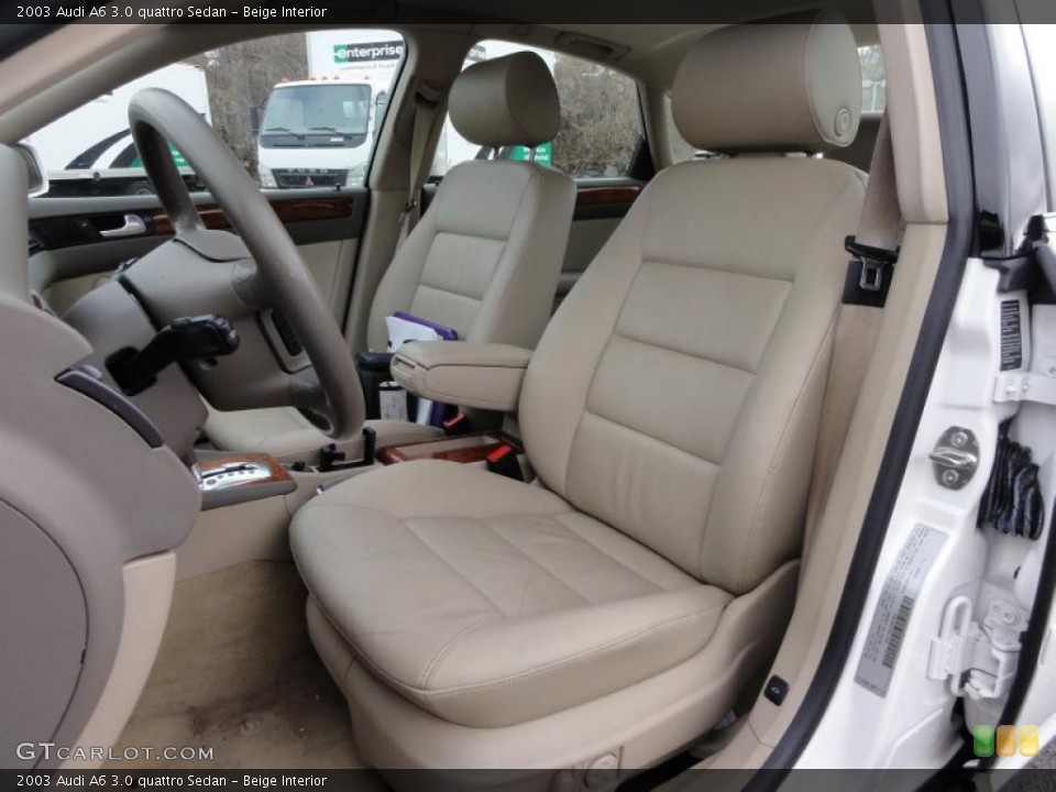 Beige Interior Photo for the 2003 Audi A6 3.0 quattro Sedan #46805658