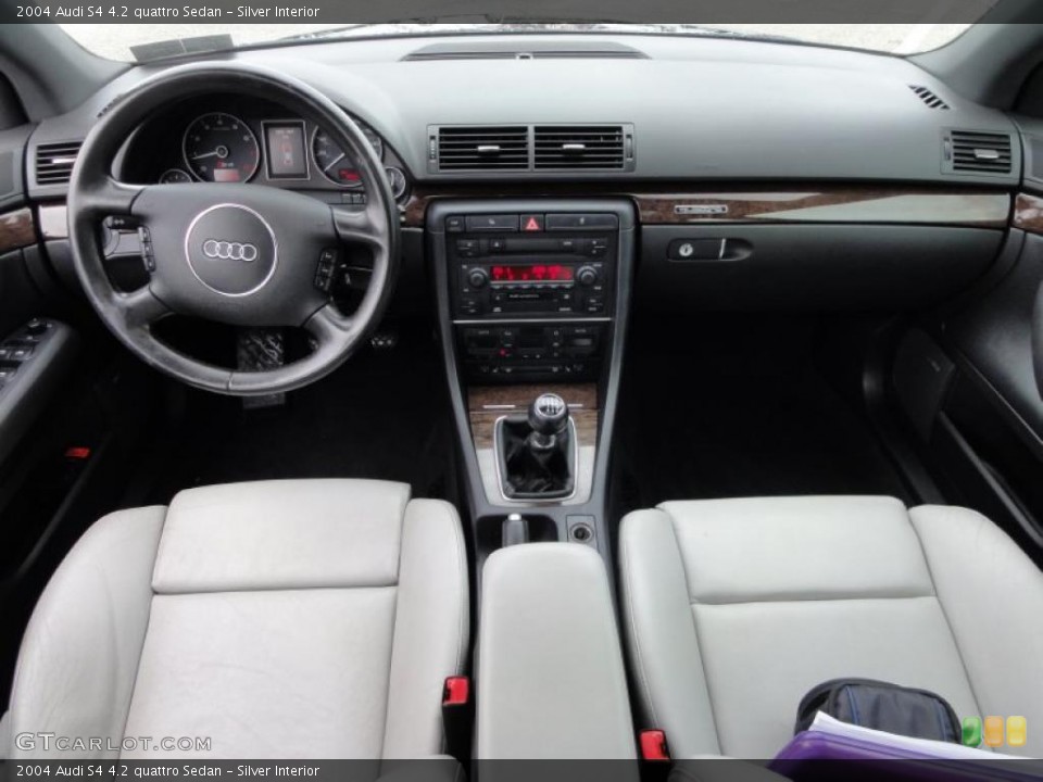 Silver Interior Dashboard for the 2004 Audi S4 4.2 quattro Sedan #46806585