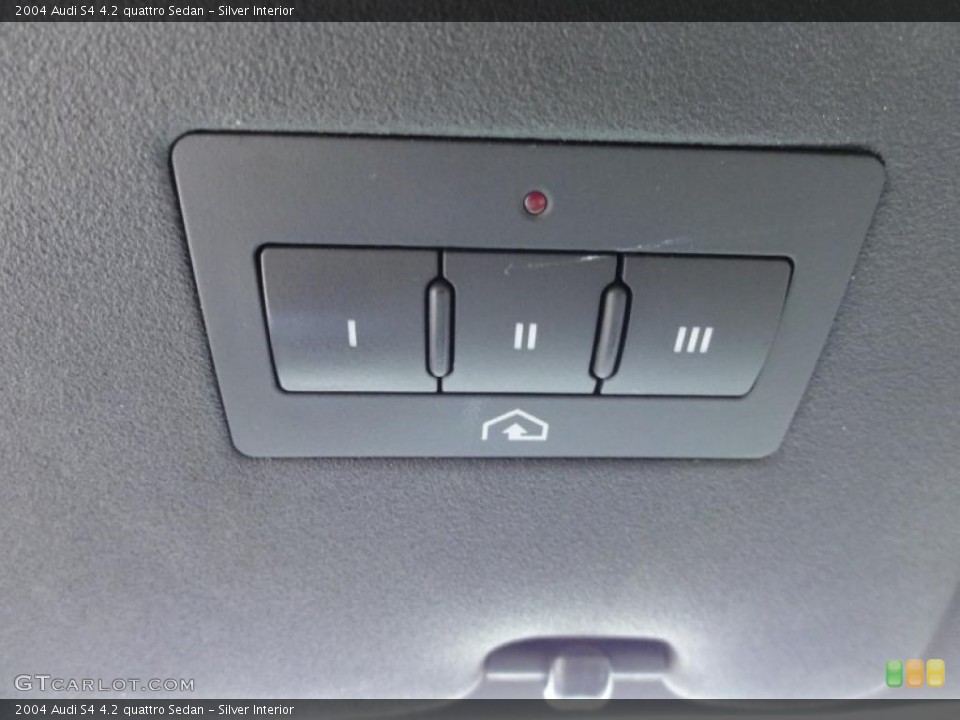 Silver Interior Controls for the 2004 Audi S4 4.2 quattro Sedan #46806861