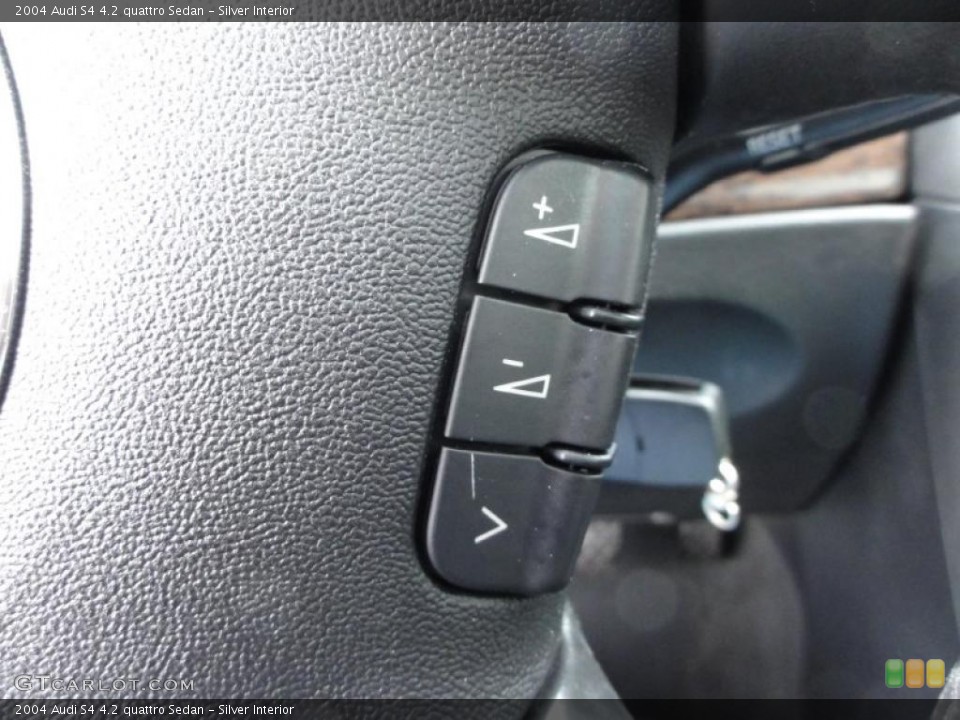 Silver Interior Controls for the 2004 Audi S4 4.2 quattro Sedan #46806903