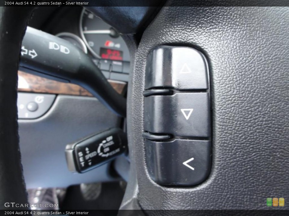 Silver Interior Controls for the 2004 Audi S4 4.2 quattro Sedan #46806921
