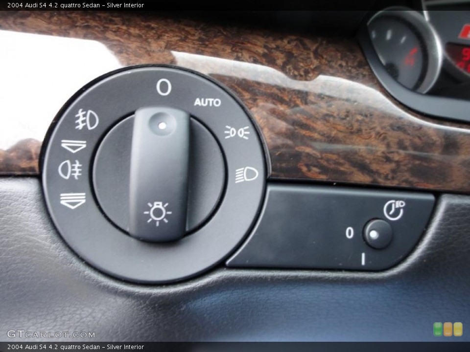 Silver Interior Controls for the 2004 Audi S4 4.2 quattro Sedan #46806951