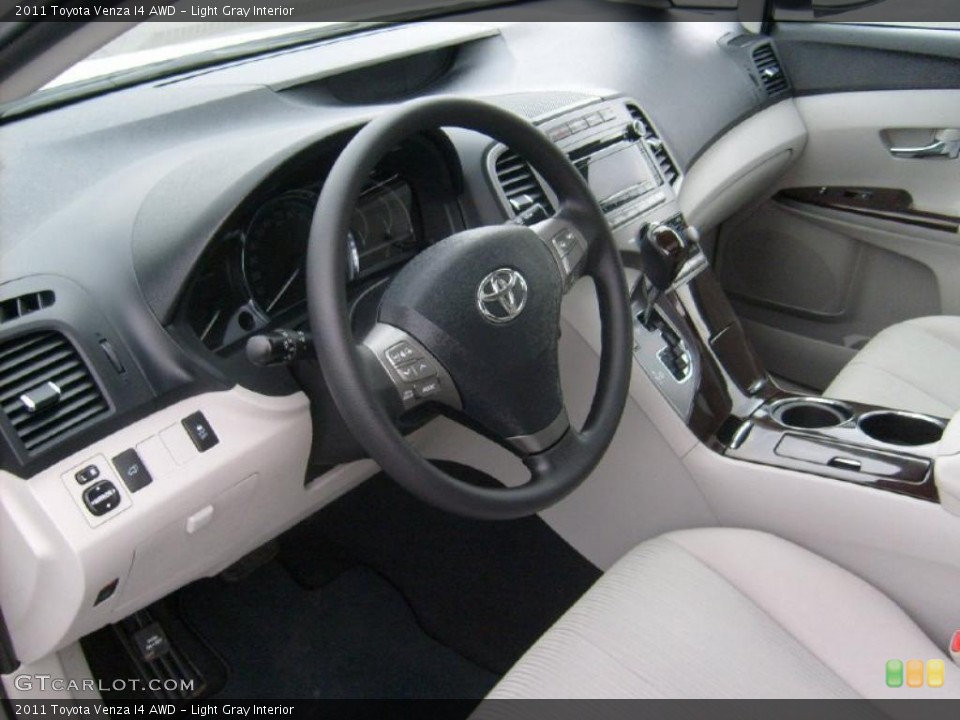 Light Gray Interior Prime Interior for the 2011 Toyota Venza I4 AWD #46813074