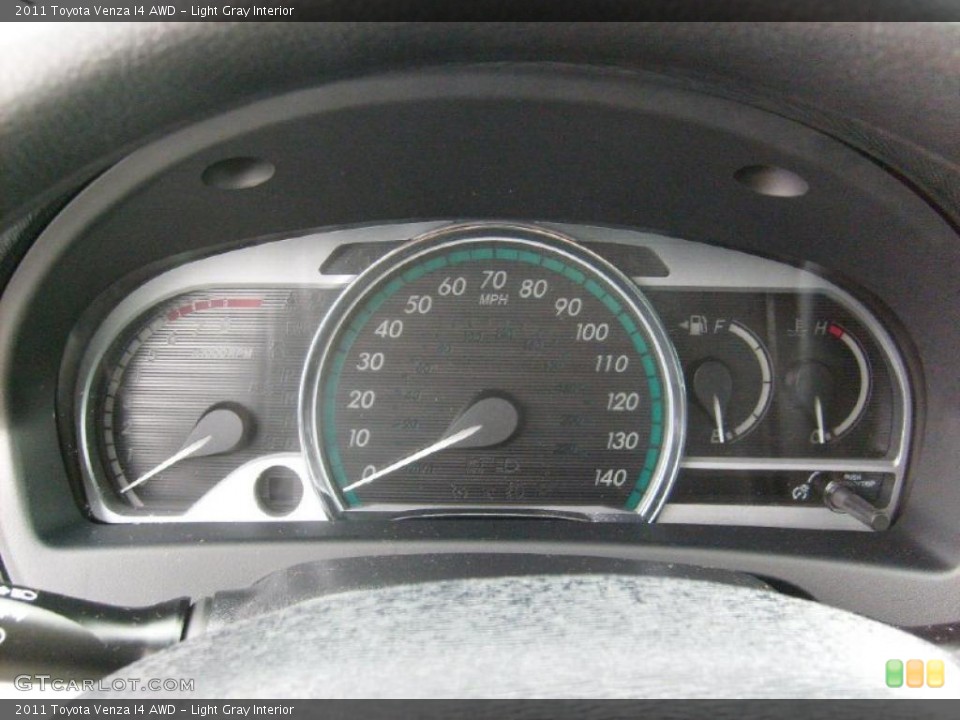 Light Gray Interior Gauges for the 2011 Toyota Venza I4 AWD #46813104