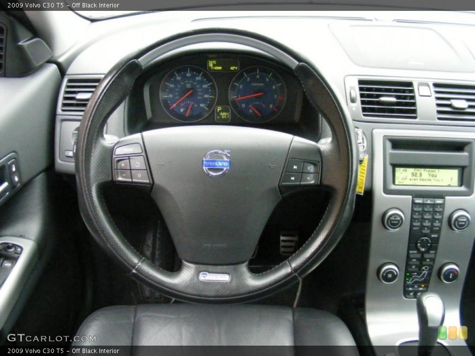 Off Black Interior Steering Wheel for the 2009 Volvo C30 T5 #46813368