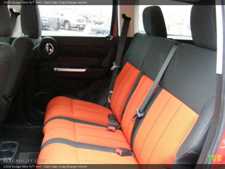 Dark Slate Gray/Orange Interior Photo for the 2009 Dodge Nitro R/T 4x4 #46814628