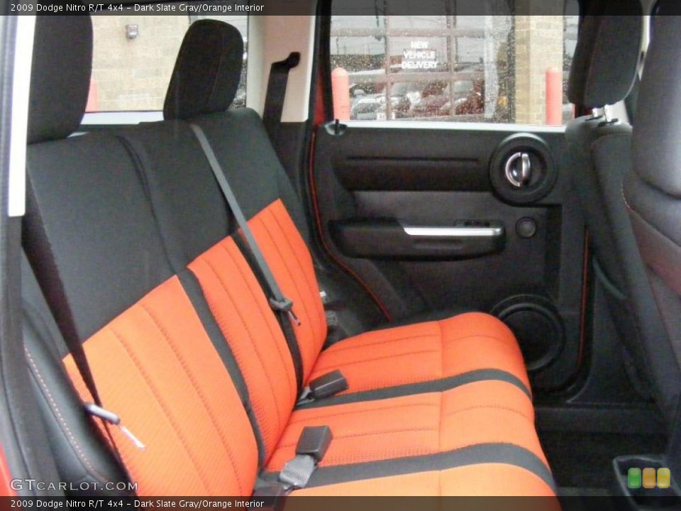 Dark Slate Gray/Orange Interior Photo for the 2009 Dodge Nitro R/T 4x4 #46814643