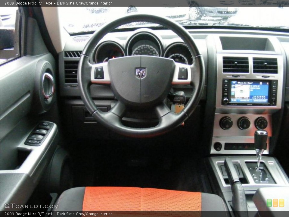 Dark Slate Gray/Orange Interior Dashboard for the 2009 Dodge Nitro R/T 4x4 #46814688