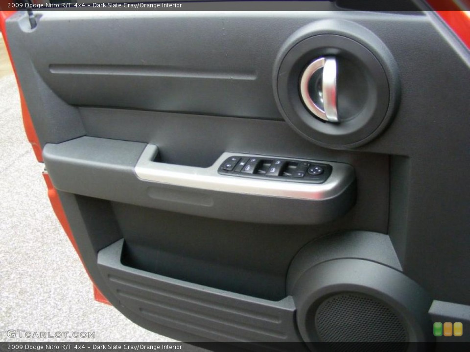 Dark Slate Gray/Orange Interior Door Panel for the 2009 Dodge Nitro R/T 4x4 #46814826