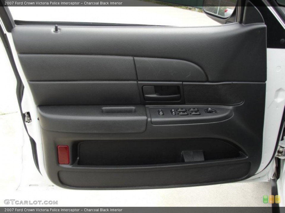 Charcoal Black Interior Door Panel for the 2007 Ford Crown Victoria Police Interceptor #46817547