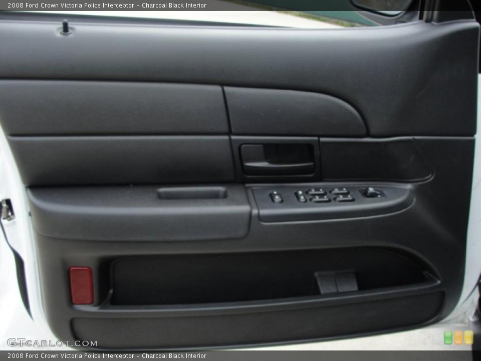 Charcoal Black Interior Door Panel for the 2008 Ford Crown Victoria Police Interceptor #46818351