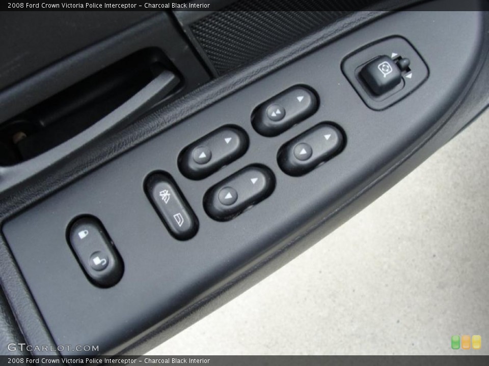 Charcoal Black Interior Controls for the 2008 Ford Crown Victoria Police Interceptor #46818366