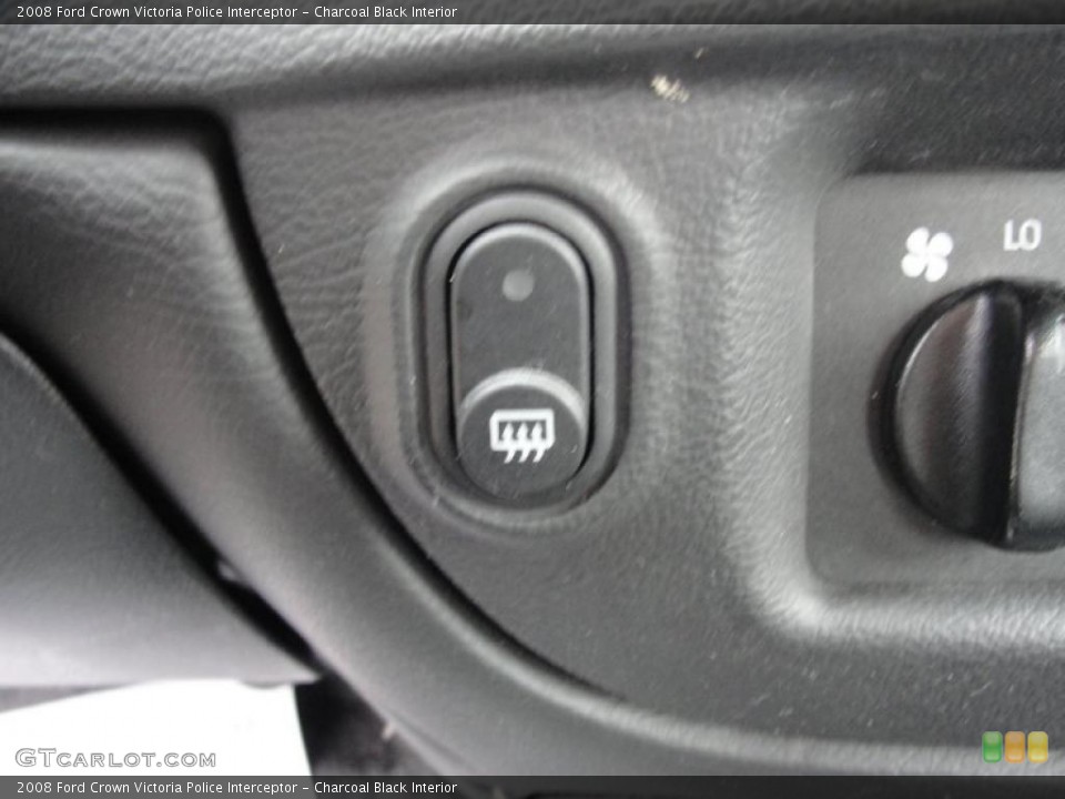 Charcoal Black Interior Controls for the 2008 Ford Crown Victoria Police Interceptor #46818489