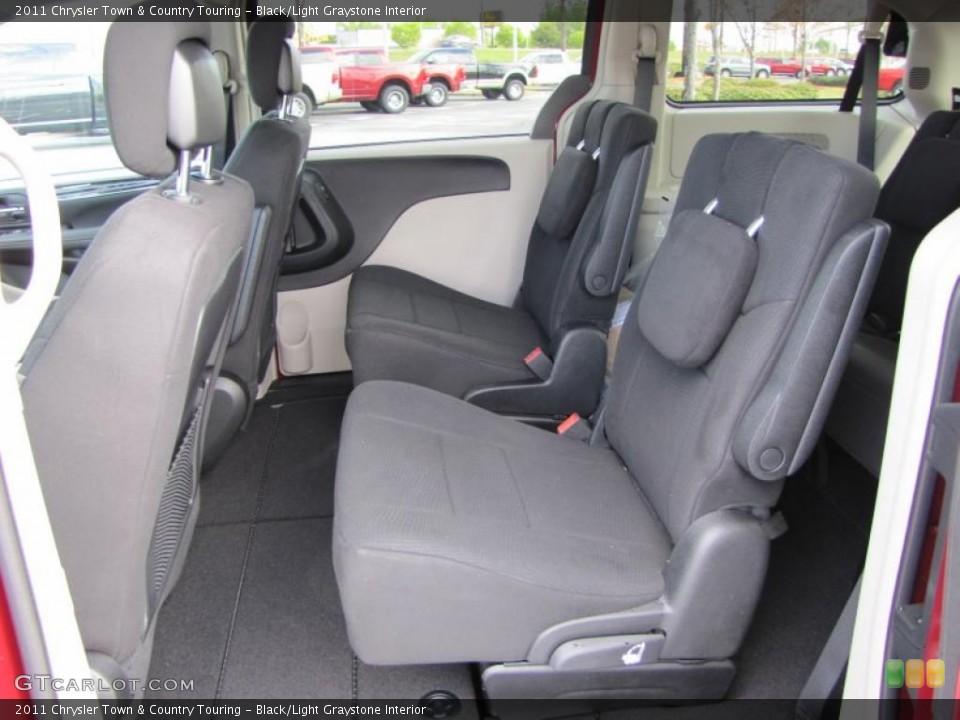 Black/Light Graystone Interior Photo for the 2011 Chrysler Town & Country Touring #46820973