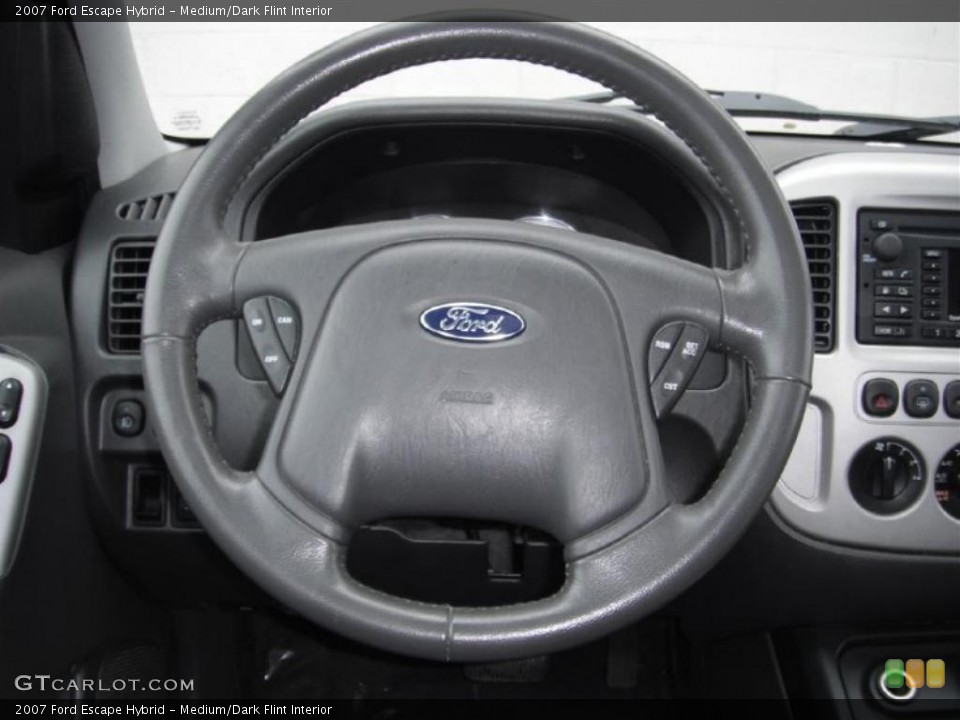 Medium/Dark Flint Interior Steering Wheel for the 2007 Ford Escape Hybrid #46821864