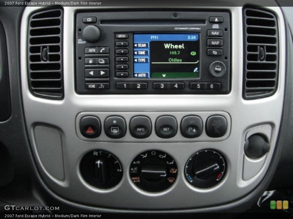 Medium/Dark Flint Interior Controls for the 2007 Ford Escape Hybrid #46821894