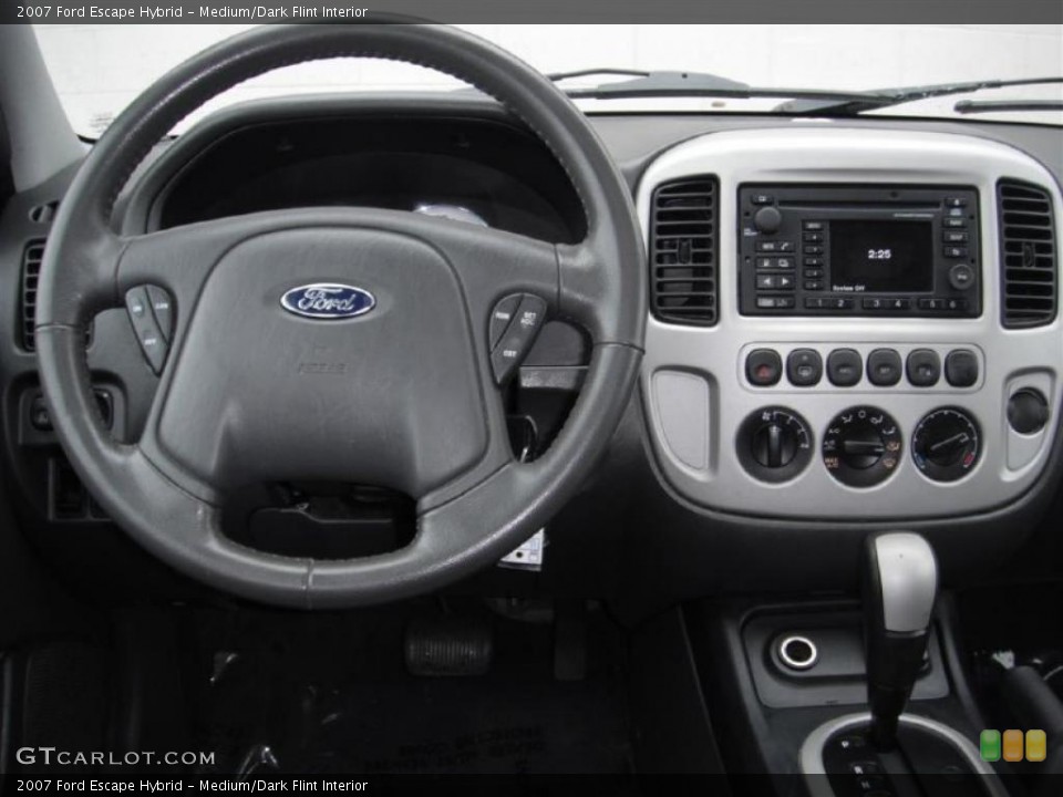 Medium/Dark Flint Interior Dashboard for the 2007 Ford Escape Hybrid #46821924