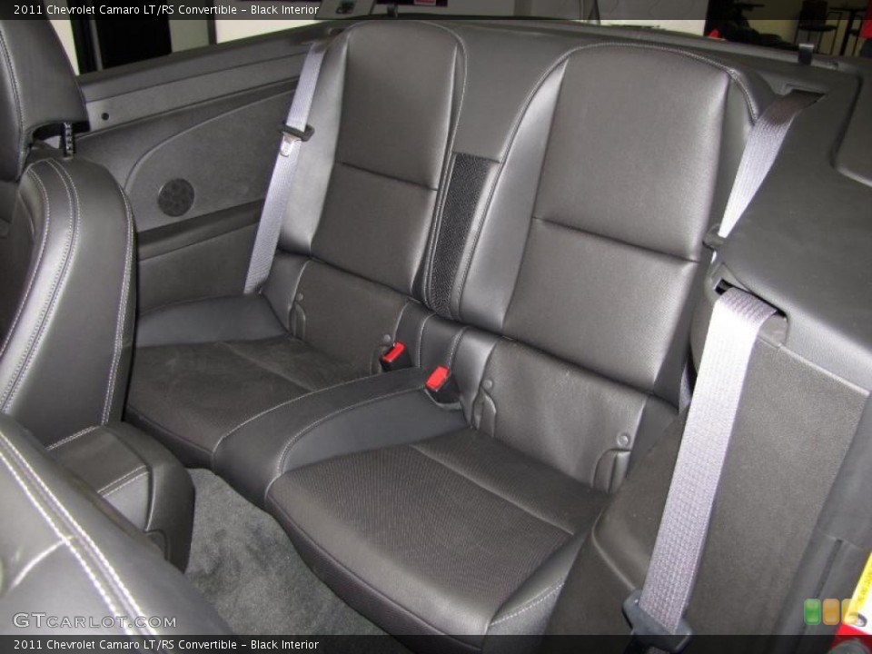 Black Interior Photo for the 2011 Chevrolet Camaro LT/RS Convertible #46822443