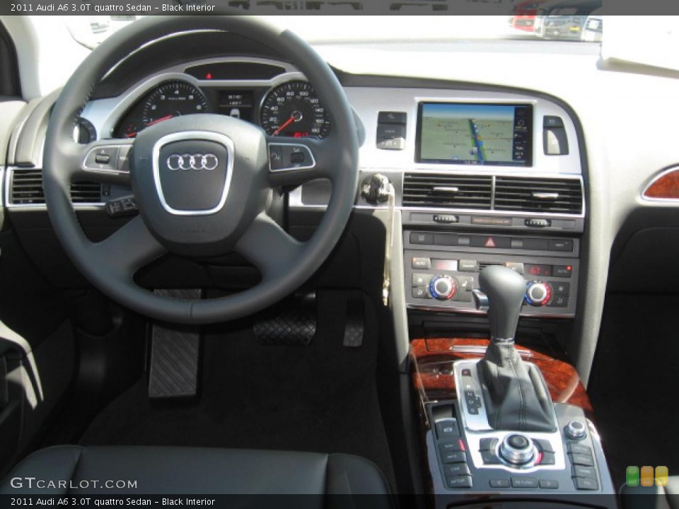 Black Interior Dashboard for the 2011 Audi A6 3.0T quattro Sedan #46822506