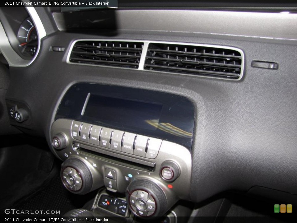 Black Interior Controls for the 2011 Chevrolet Camaro LT/RS Convertible #46822512