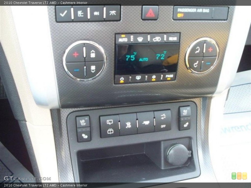 Cashmere Interior Controls for the 2010 Chevrolet Traverse LTZ AWD #46823970