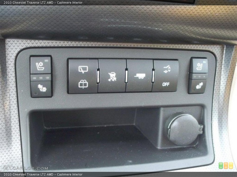 Cashmere Interior Controls for the 2010 Chevrolet Traverse LTZ AWD #46823985