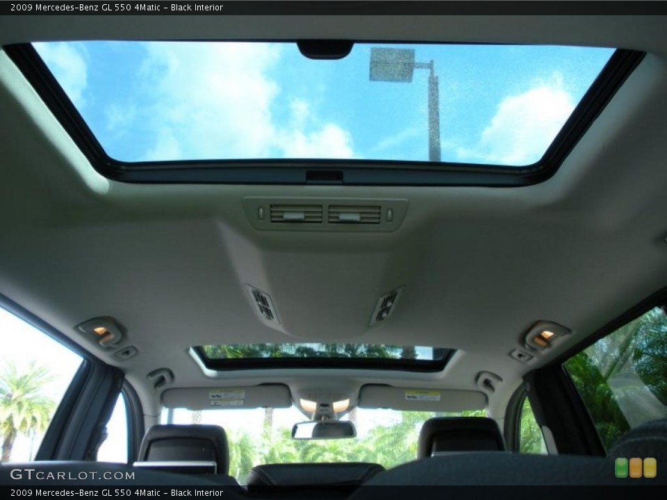 Black Interior Sunroof for the 2009 Mercedes-Benz GL 550 4Matic #46824204