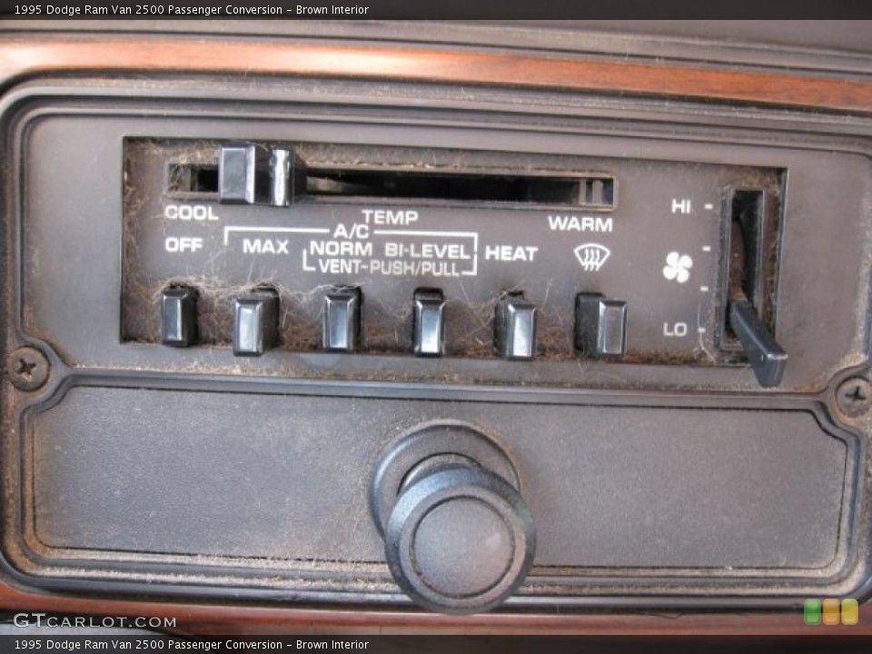 Brown Interior Controls for the 1995 Dodge Ram Van 2500 Passenger Conversion #46824459