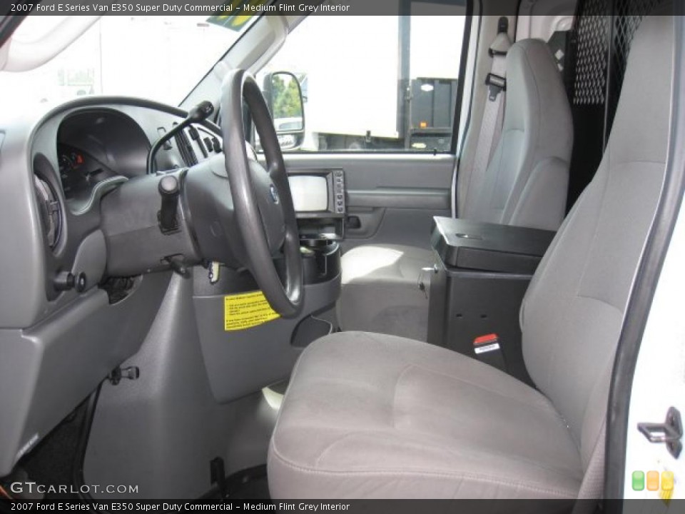 Medium Flint Grey Interior Photo for the 2007 Ford E Series Van E350 Super Duty Commercial #46824597