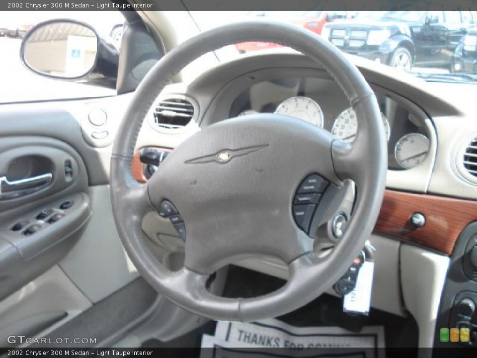 Light Taupe Interior Steering Wheel for the 2002 Chrysler 300 M Sedan #46825581