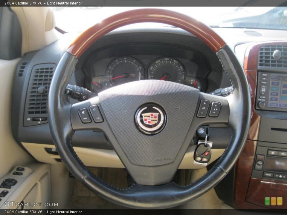 Light Neutral Interior Steering Wheel for the 2004 Cadillac SRX V6 #46825743