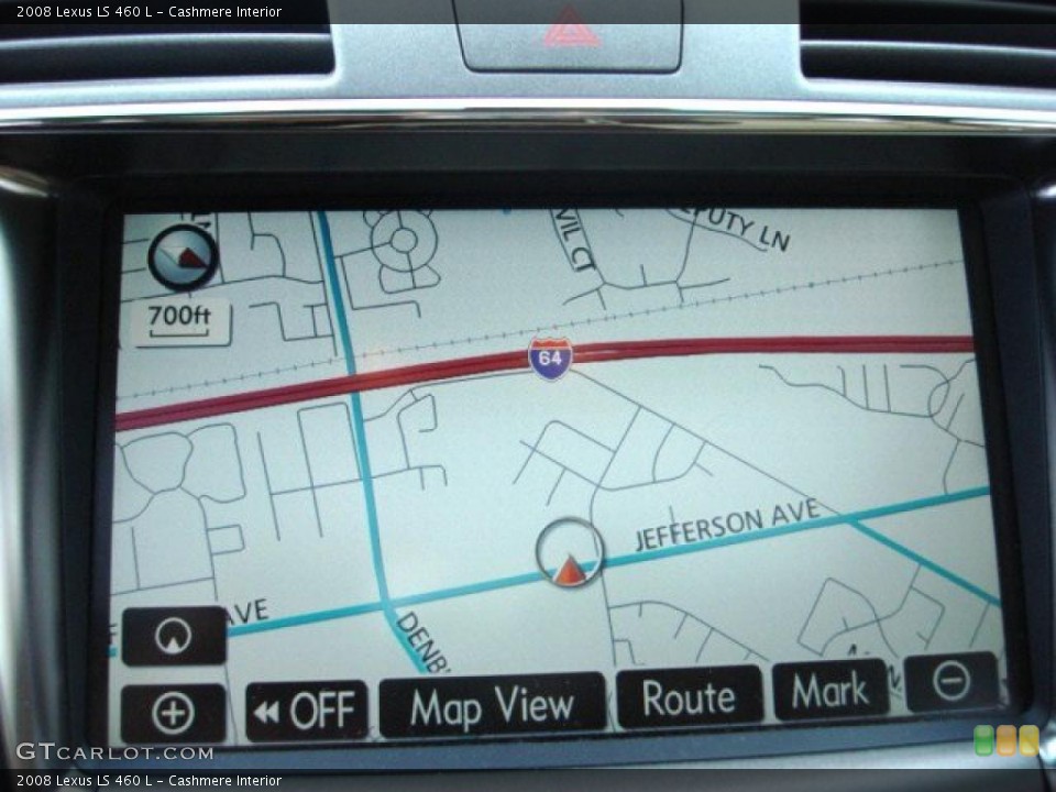Cashmere Interior Navigation for the 2008 Lexus LS 460 L #46825836