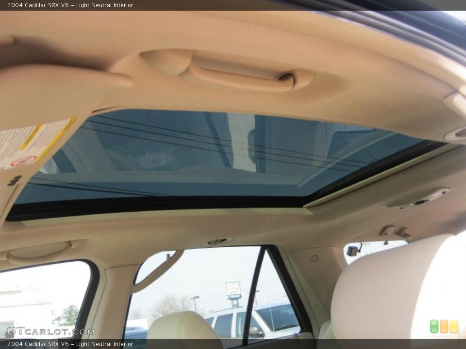 Light Neutral Interior Sunroof for the 2004 Cadillac SRX V6 #46825977