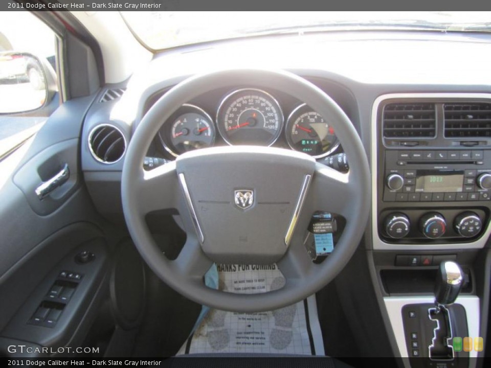 Dark Slate Gray Interior Steering Wheel for the 2011 Dodge Caliber Heat #46826193