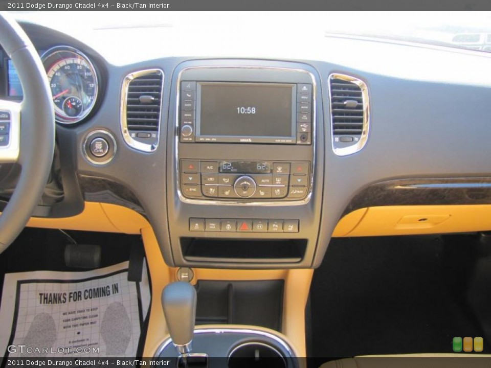 Black/Tan Interior Controls for the 2011 Dodge Durango Citadel 4x4 #46829649