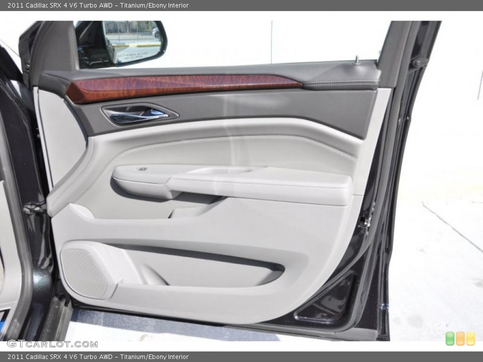 Titanium/Ebony Interior Door Panel for the 2011 Cadillac SRX 4 V6 Turbo AWD #46830285