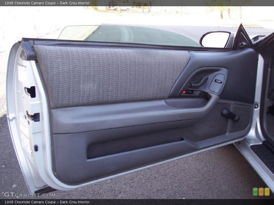Dark Grey Interior Door Panel for the 1998 Chevrolet Camaro Coupe #46830324