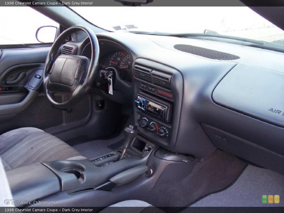 Dark Grey Interior Dashboard for the 1998 Chevrolet Camaro Coupe #46830348
