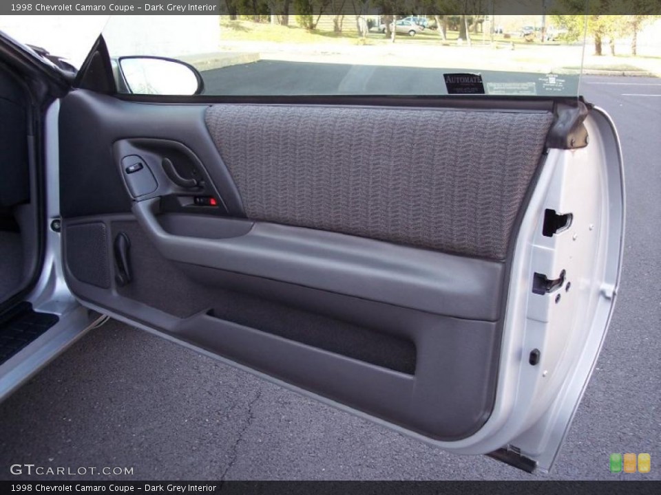 Dark Grey Interior Door Panel for the 1998 Chevrolet Camaro Coupe #46830378