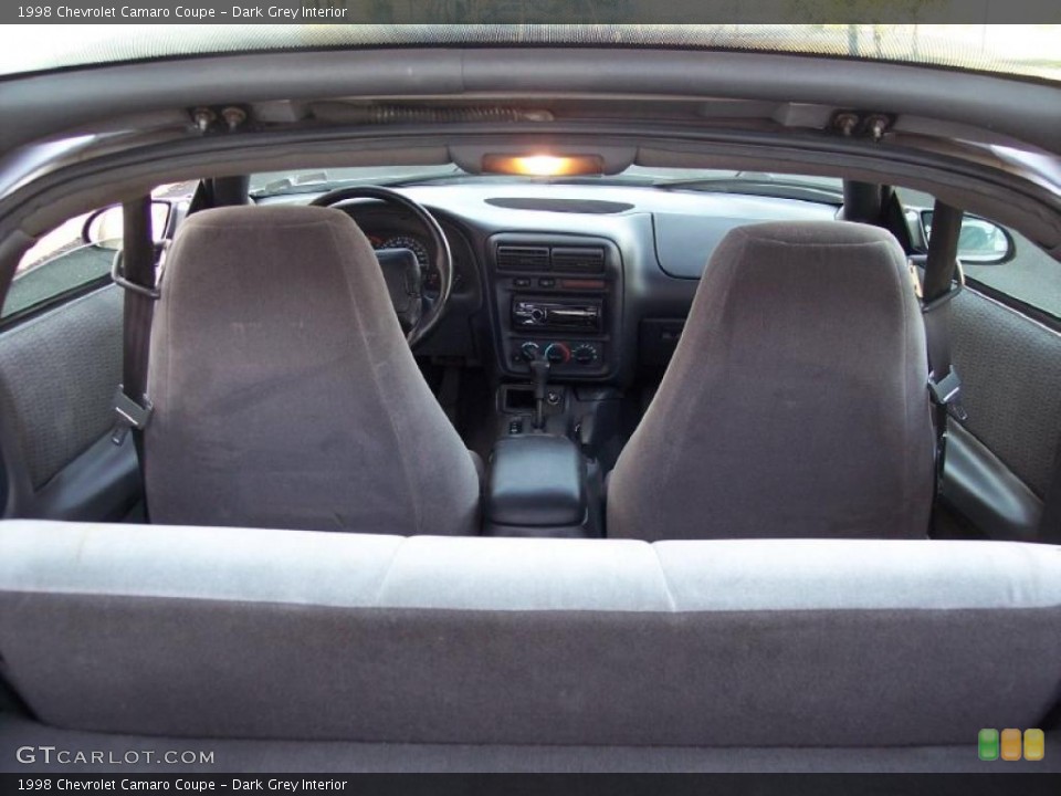 Dark Grey Interior Photo for the 1998 Chevrolet Camaro Coupe #46830500