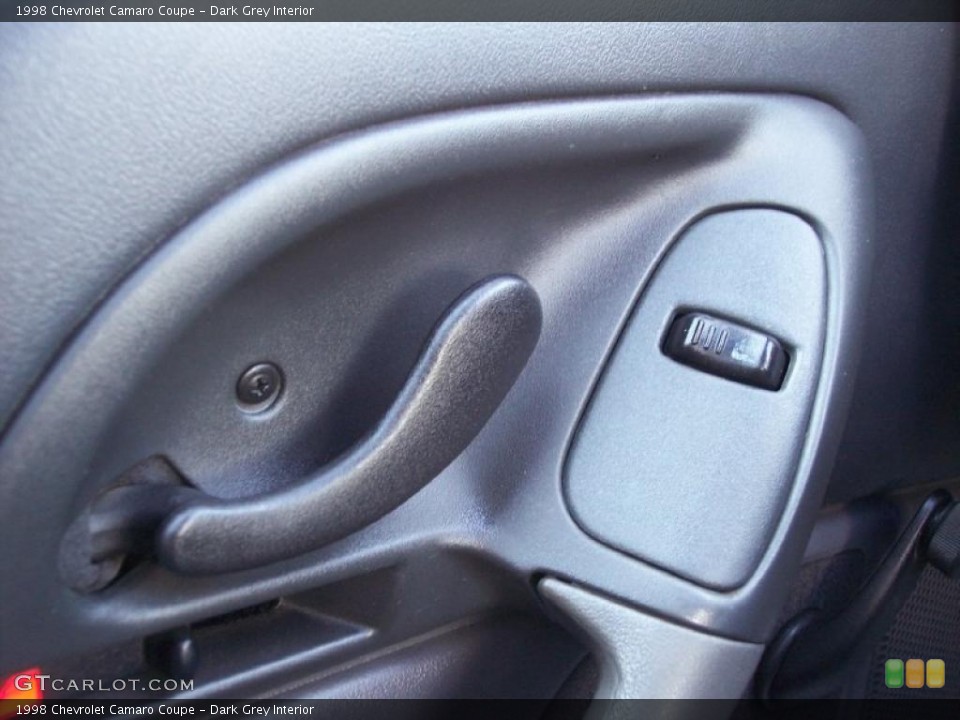 Dark Grey Interior Controls for the 1998 Chevrolet Camaro Coupe #46830642